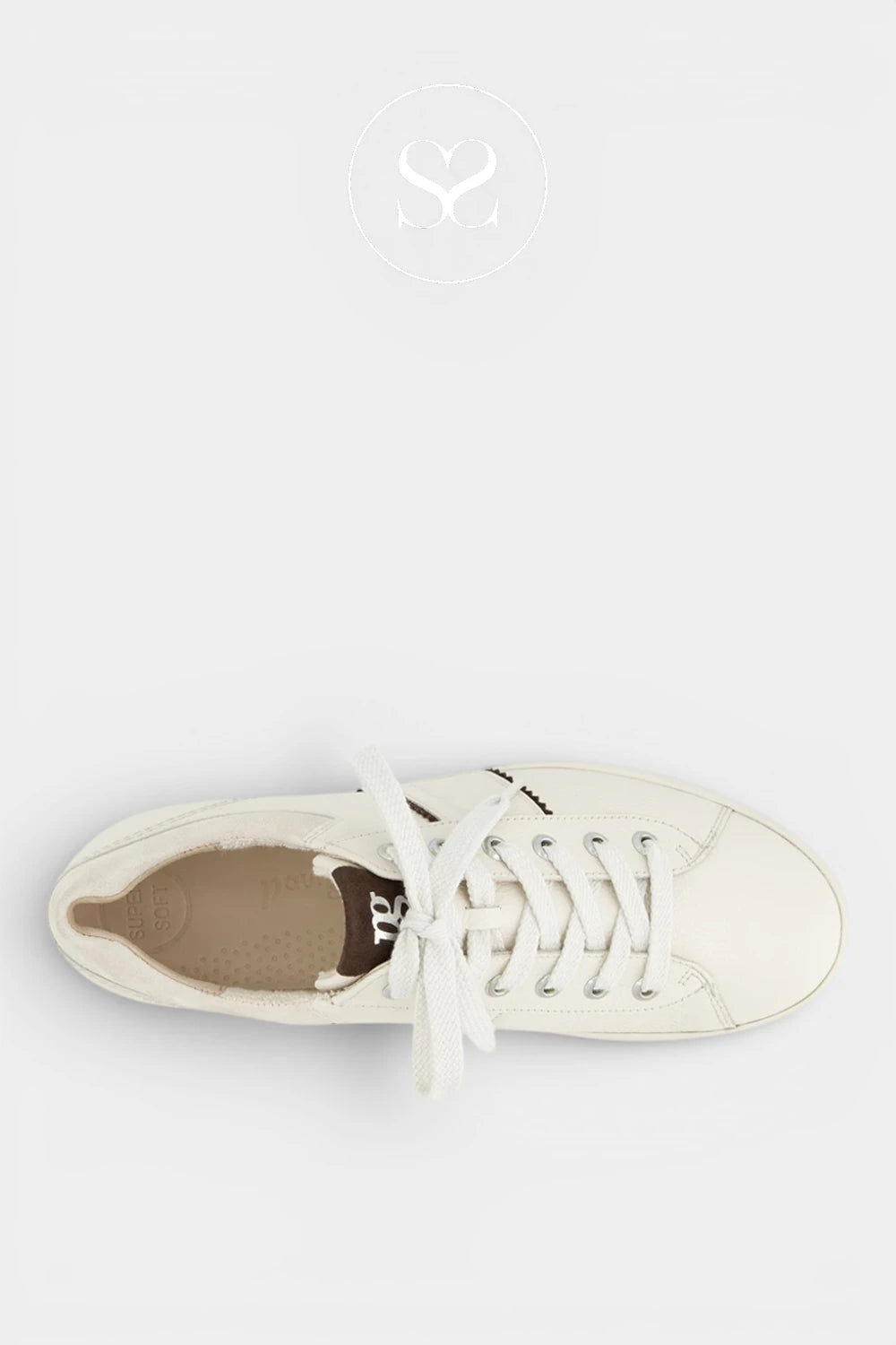 Paul Green White Trainers 5567-003 for Women in Ireland