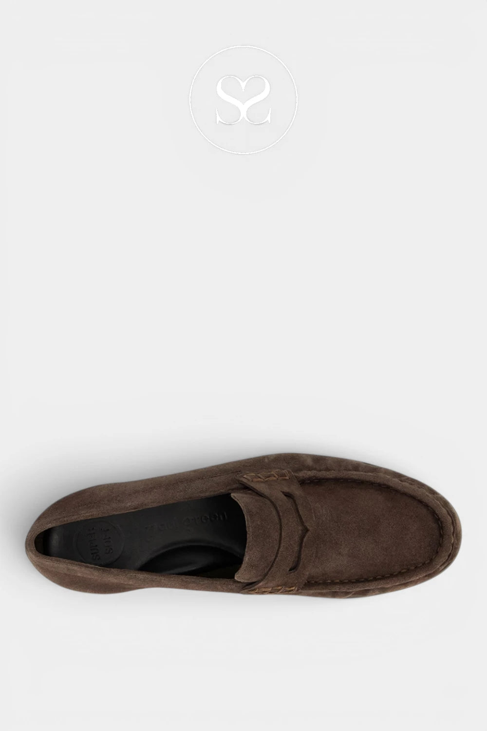 Paul Green Brown Suede Penny Loafers 1228-001 Ireland