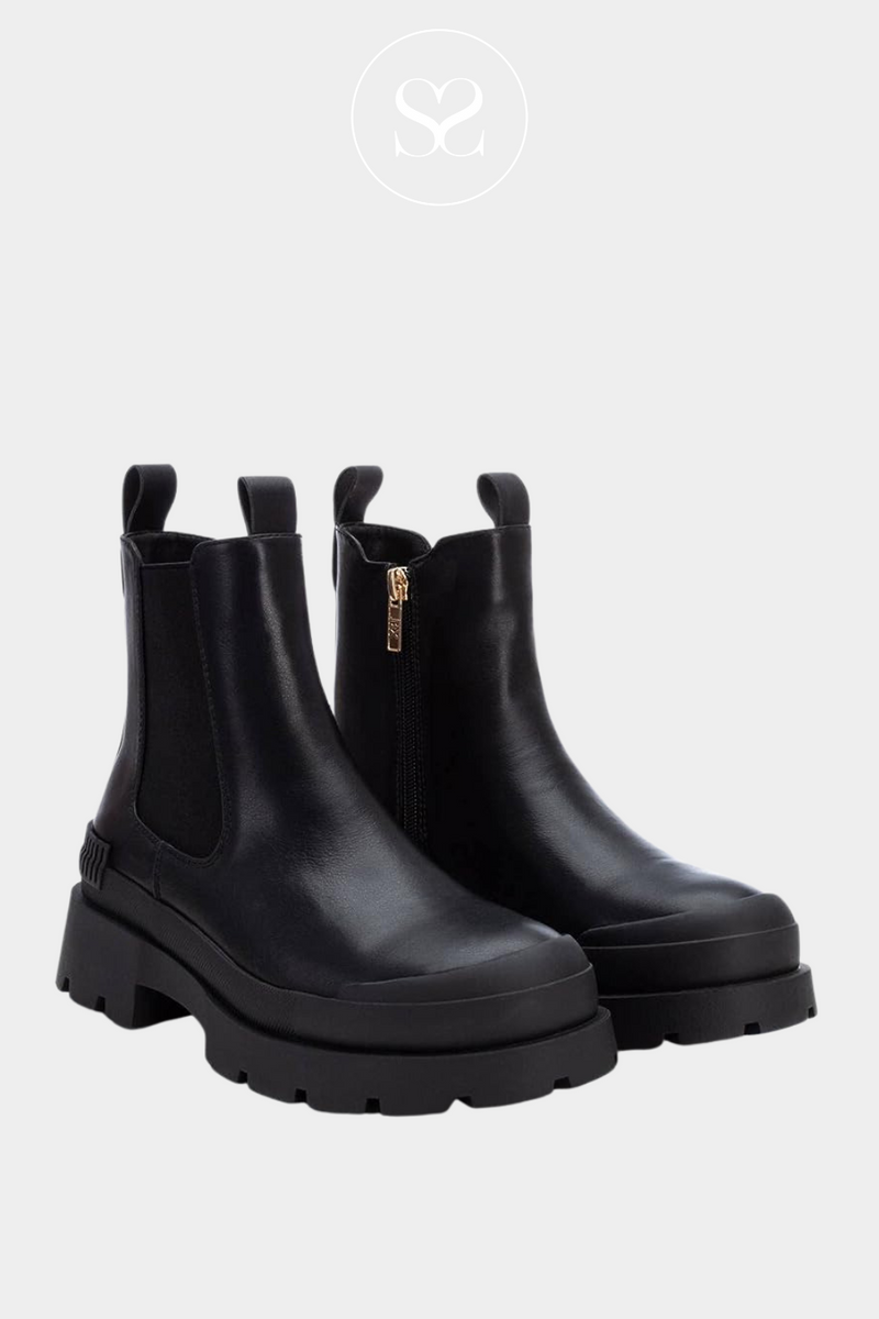 XTI 141535 black Chelsea boots