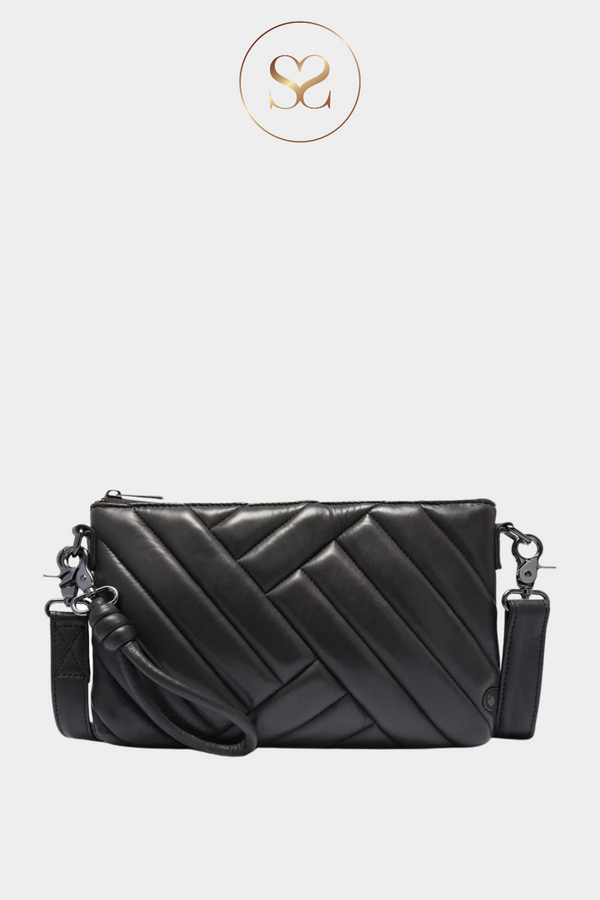 DEPECHE SMALL BLACK SHOULDER BAG / CLUTCH - Rococo Boutique Ireland