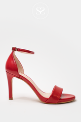 LODI IGOR-X SANDALS IN RED LEATHER