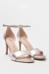 SILVER STRAPPY SANDALS FROM LODI