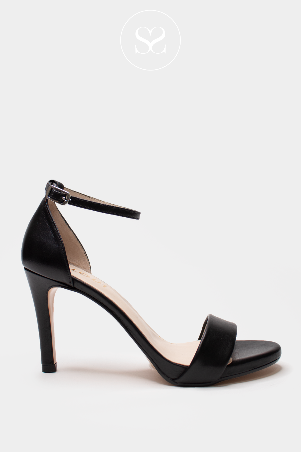 Barely There High Heel Sandals - Beige or Black - Just $4
