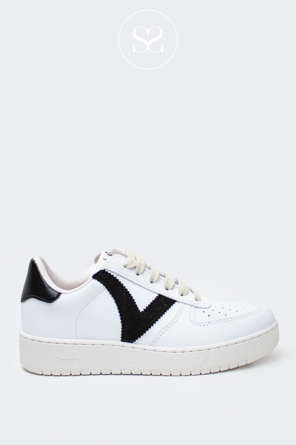 white trainers for women from victoria with black