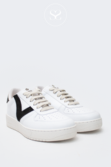 VICTORIA 1258201 WHITE TRAINERS FOR WOMEN WITH BLACK
